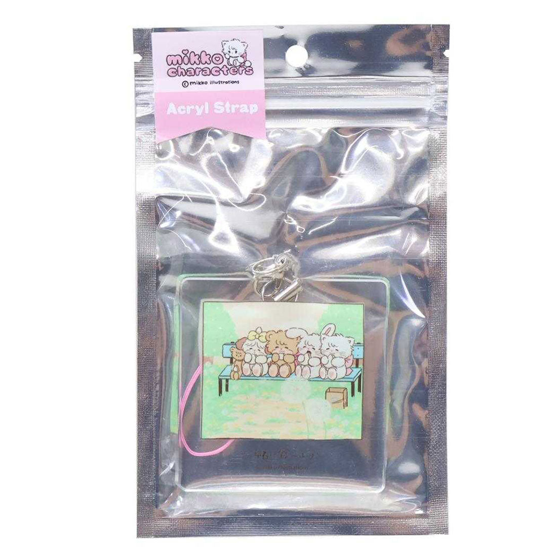 シネマコレクション cinemacollection mikko illustrations モバイルアクセサリ アクリルストラップ Bタイプ グルマンディーズ キーホルダー キャラクター グッズ 他