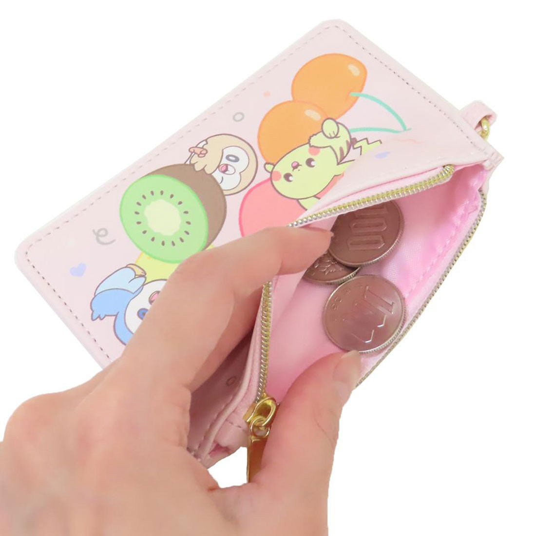 シネマコレクション cinemacollection ポケットモンスター 小銭入れ＆定期入れ コイン＆パスケース ポケピース ピンク ポケモン マリモクラフト ICカードケース フラグメントケース キャラクター グッズ 他