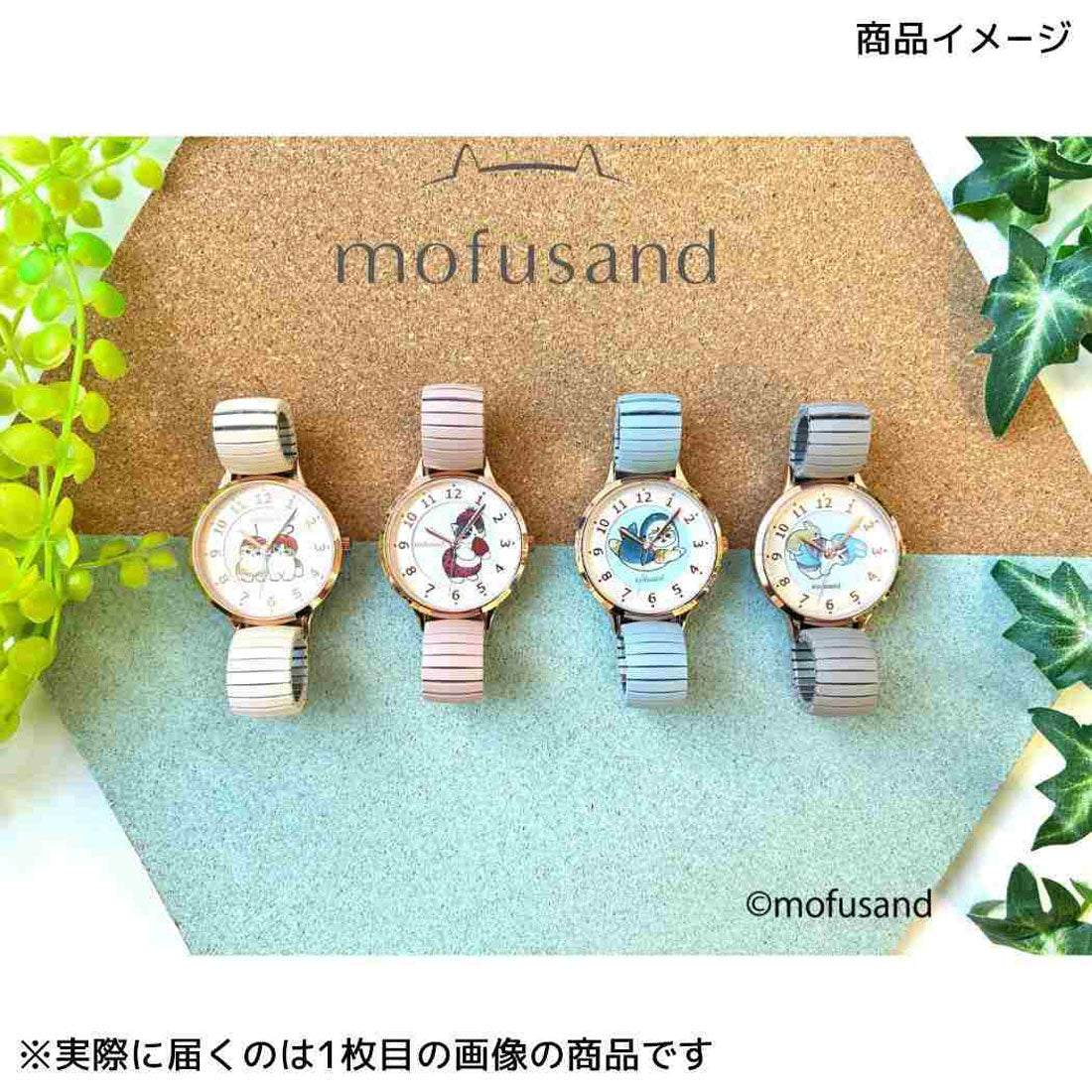 シネマコレクション cinemacollection モフサンド 腕時計 ジャバラウォッチG IV アイボリー サクランボにゃん mofusand フィールドワーク 女性 レディースウォッチ キャラクター グッズ ベージュ