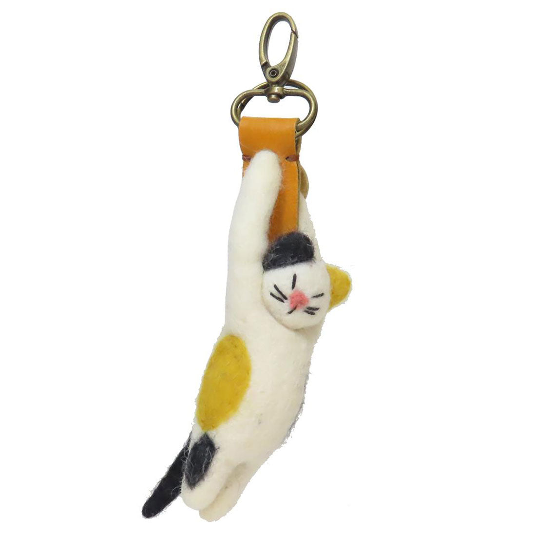 シネマコレクション cinemacollection バッグチャーム ネパールフェルト グローブホルダー ミケネコ ねこ トモコーポレーション 手袋ホルダー かわいい グッズ 他
