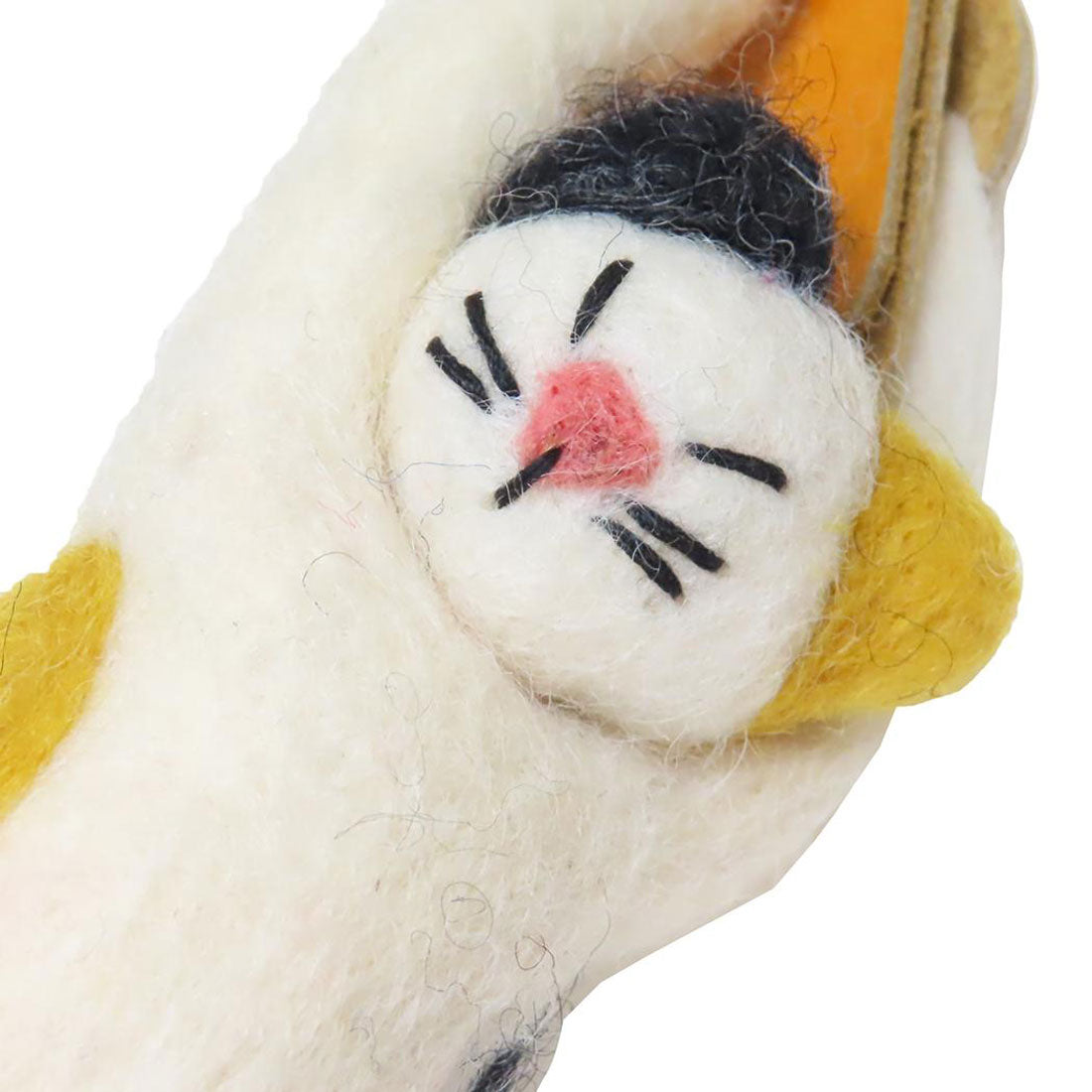 シネマコレクション cinemacollection バッグチャーム ネパールフェルト グローブホルダー ミケネコ ねこ トモコーポレーション 手袋ホルダー かわいい グッズ 他