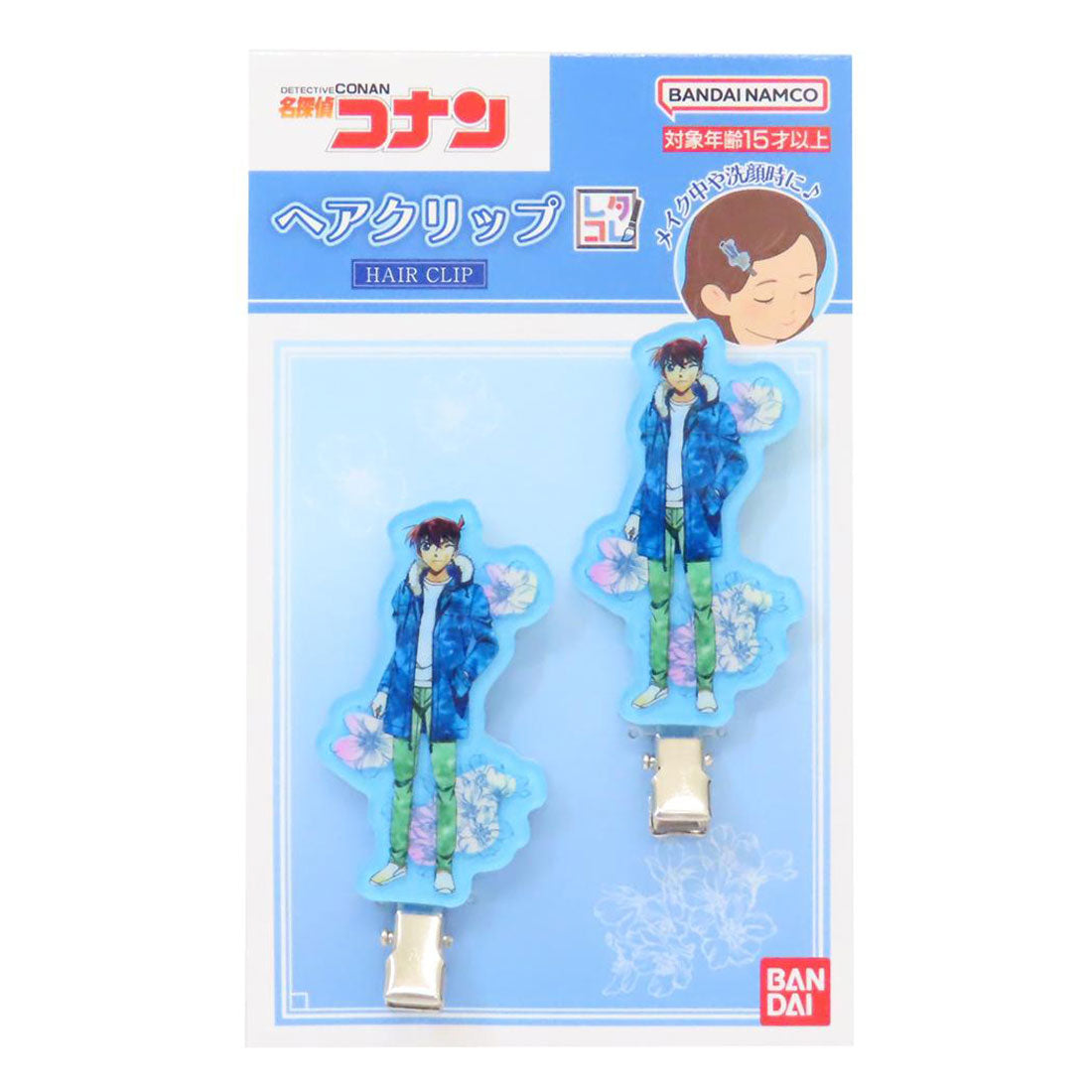 シネマコレクション cinemacollection 名探偵コナン ヘアアクセ ヘアクリップ レタコレ 工藤新一 少年サンデー バンダイ 前髪クリップ アニメキャラクター グッズ 他