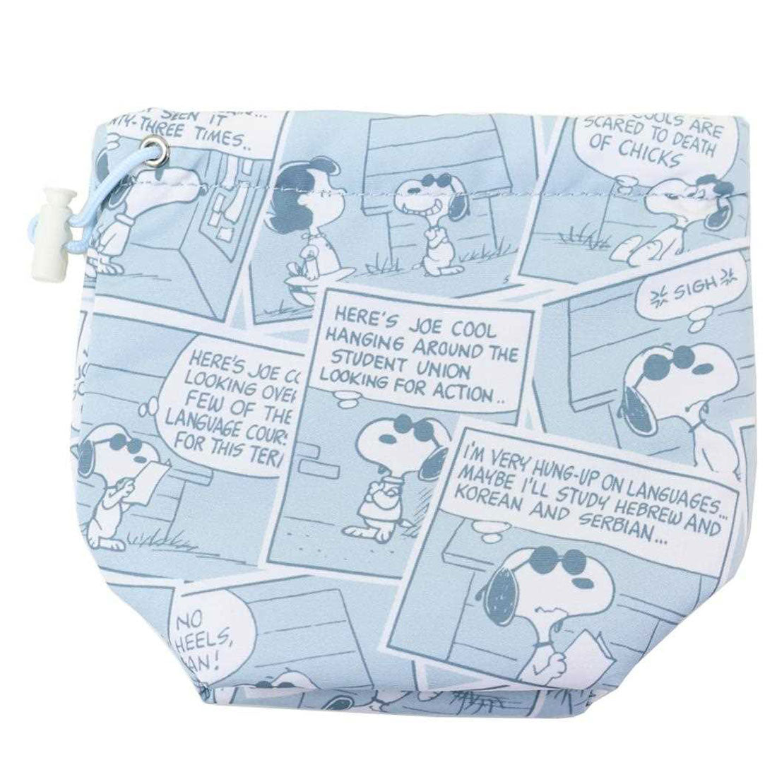 Cinema Collection Snoopy Drawstring Bag Mini Drawstring Comic Travel B