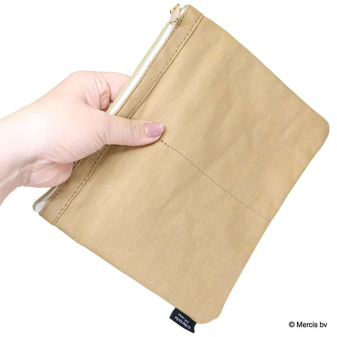 シネマコレクション cinemacollection ミッフィー 平ポーチ BRUNA RHINE STONE フラットポーチ ボリス ディックブルーナ エフエービージャパン 小物入れ 絵本キャラクター グッズ ブラウン