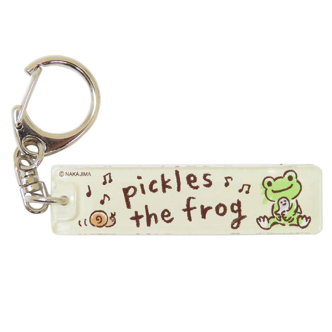 シネマコレクション cinemacollection かえるのピクルス キーリング アクリルスティックキーホルダー クレヨンタッチ ピクルス＆ベイビーちゃん 牛久保工芸社 アクリルキーホルダー アクキー キャラクター グッズ 他