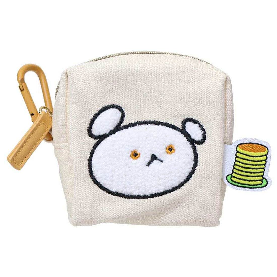 シネマコレクション cinemacollection こぐまちゃんえほん カラビナ付きポーチ ミニポーチ しろくまちゃん マリモクラフト 小物入れ 絵本キャラクター グッズ ベージュ