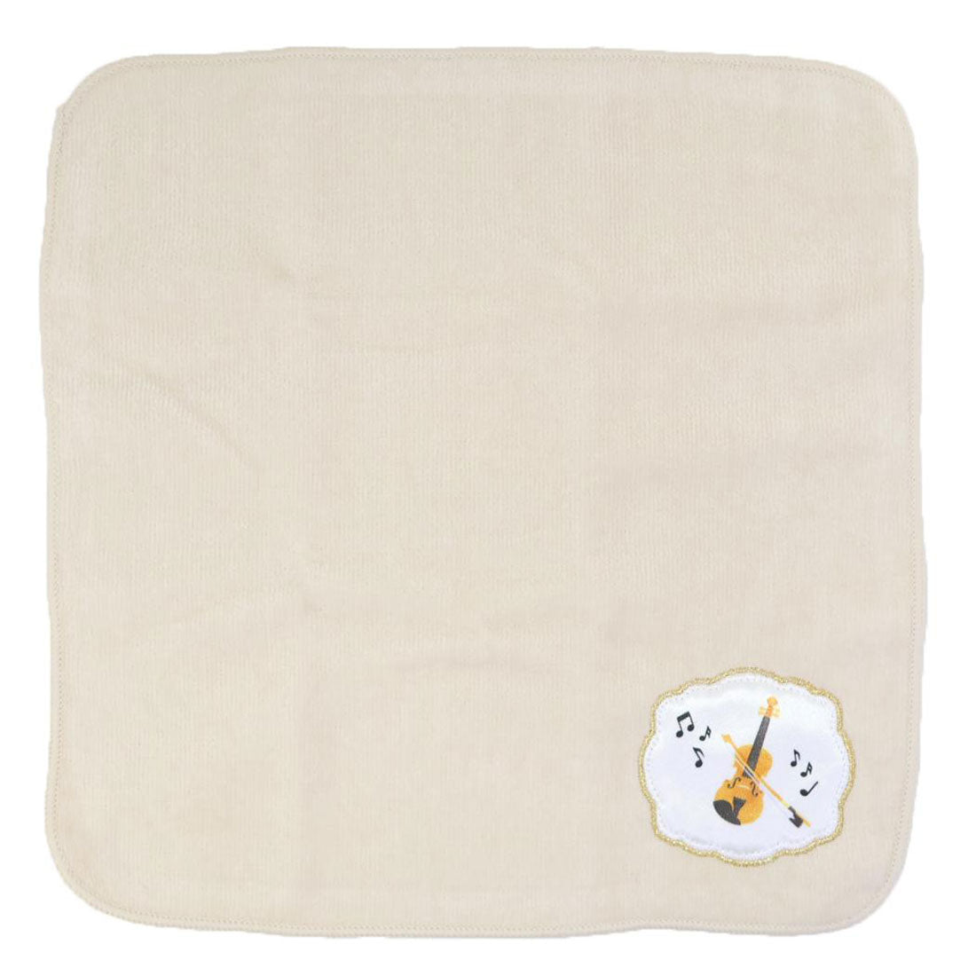 シネマコレクション cinemacollection Music Ensemble ミニタオル ギフトタオルハンカチ バイオリン Green Flash プレゼント かわいい グッズ ベージュ