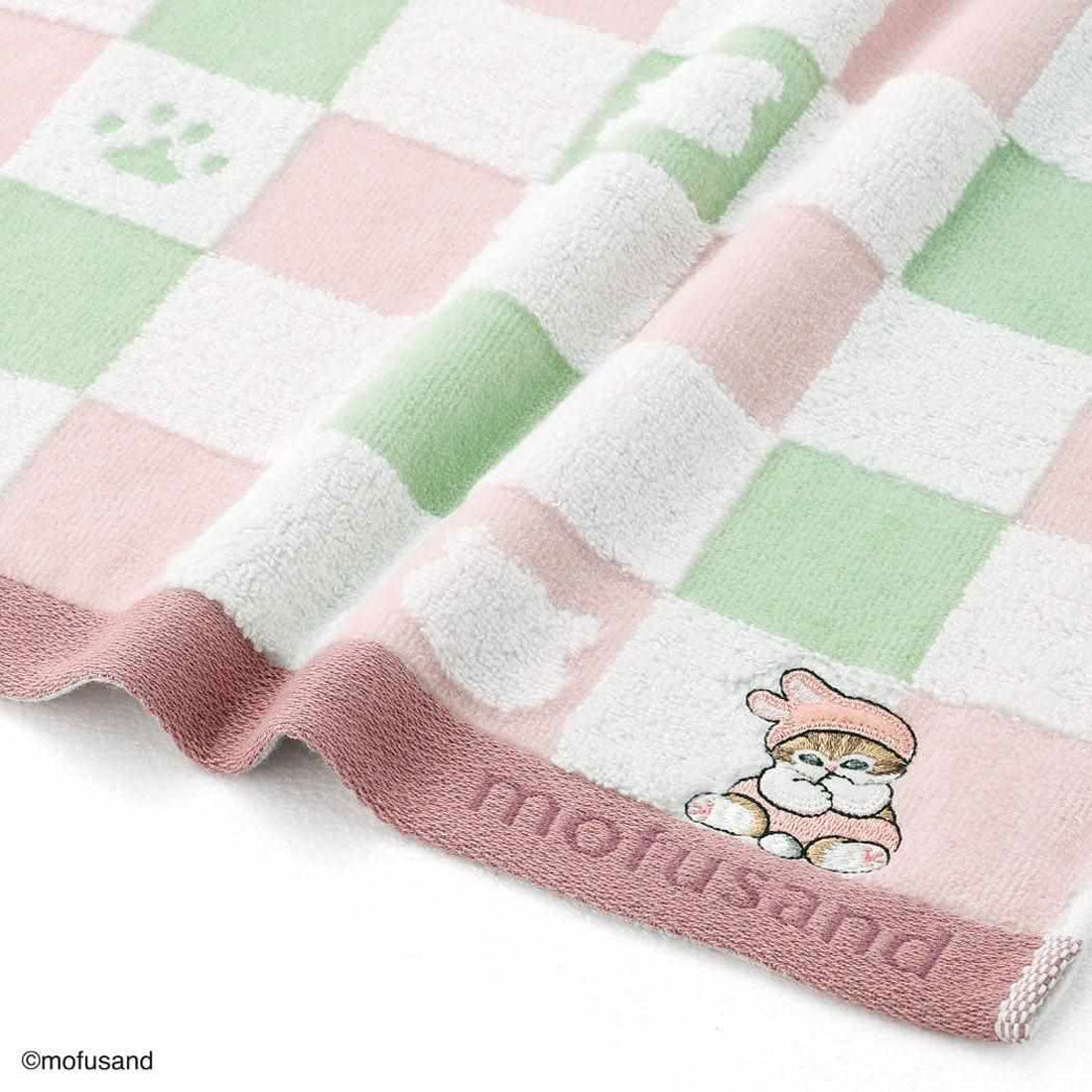 シネマコレクション cinemacollection mofusand モフサンド ループタオル スチームシャーリング無撚糸ループ付きウォッシュタオル おすわりにゃん ピンク タオル美術館 プレゼント かわいい キャラクター グッズ 他