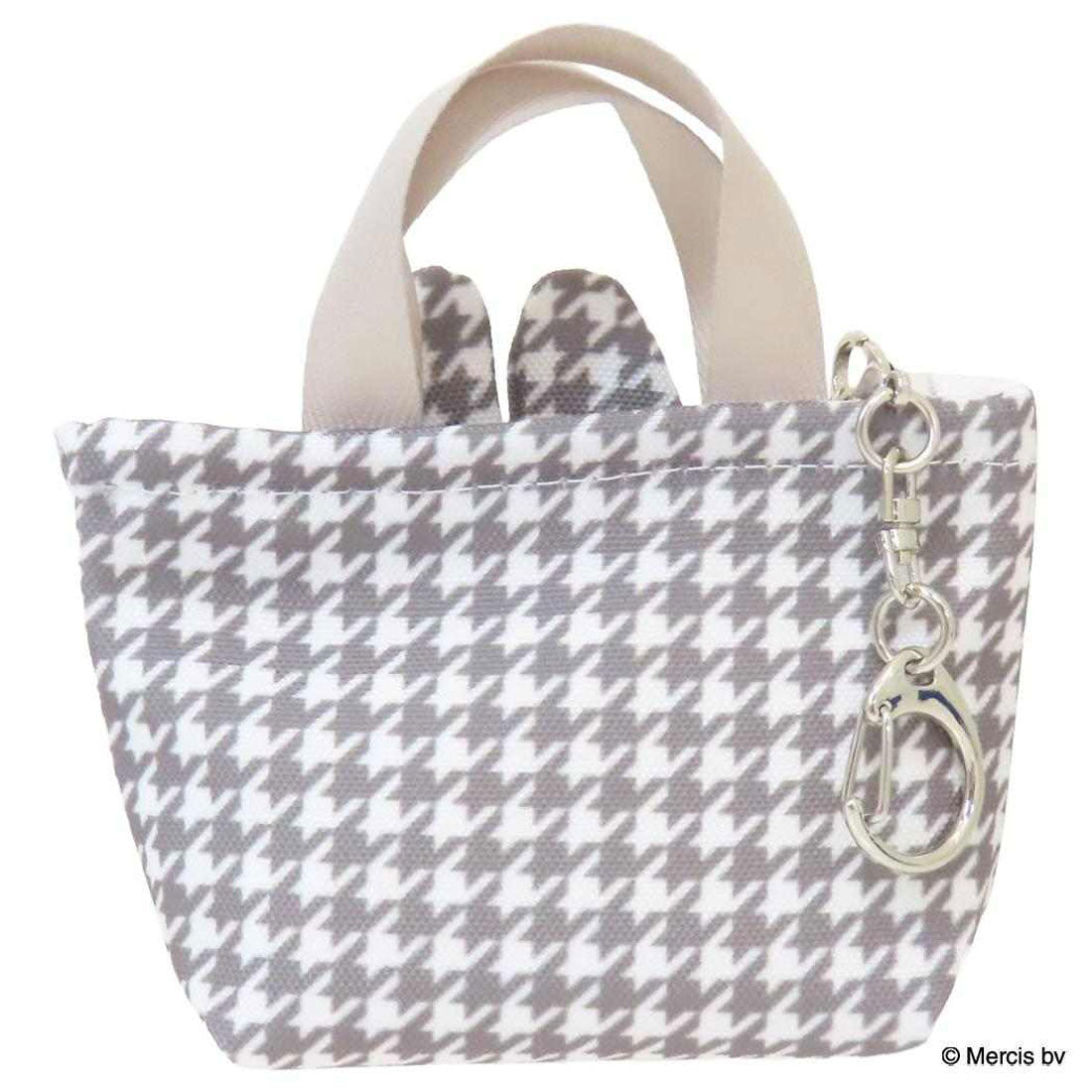 シネマコレクション cinemacollection ミッフィー キーリング MINI トートチャーム Chidori＆Monotone 千鳥格子 ディックブルーナ エフエービージャパン バッグチャーム 小物入れ 絵本キャラクター グッズ 他