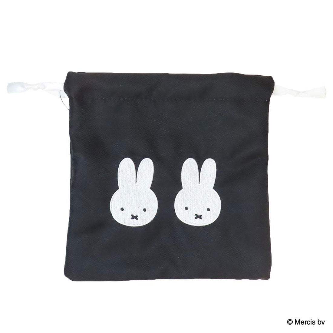 シネマコレクション cinemacollection ミッフィー 巾着袋 巾着 Chidori＆Monotone ブラック ディックブルーナ エフエービージャパン 小物入れ きんちゃくポーチ 絵本キャラクター グッズ 他