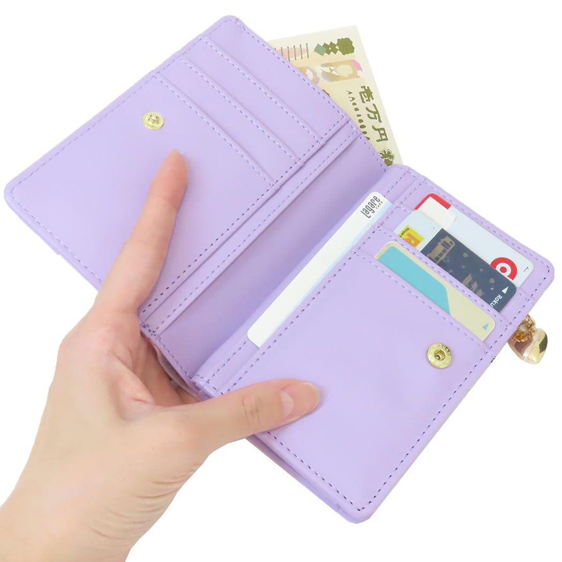 シネマコレクション cinemacollection クロミ ミニウォレット ファスナー財布 型押しシリーズ サンリオ アルディ コンパクト財布 キャラクター グッズ 他