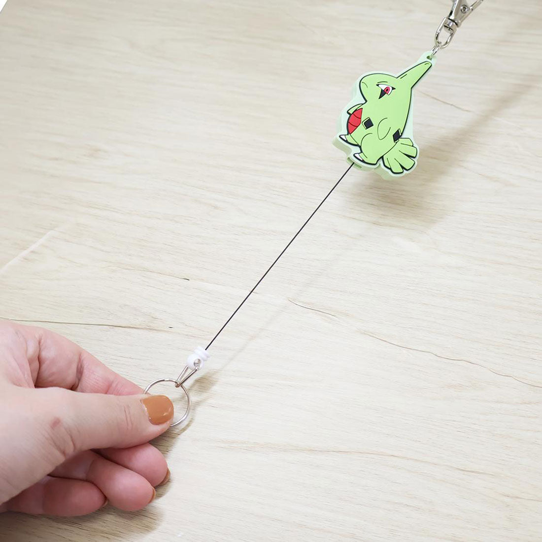シネマコレクション cinemacollection ポケットモンスター キーリング ラバーリールキーホルダー ヨーギラス ポケモン エスケイジャパン 鍵ホルダー キャラクター グッズ グリーン