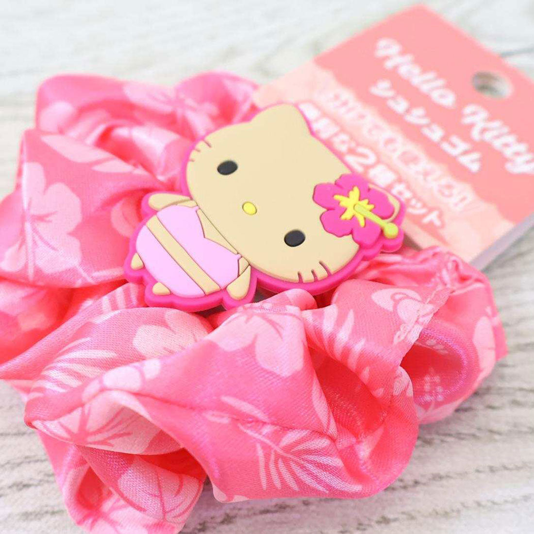 シネマコレクション cinemacollection ハローキティ ヘアアクセ シュシュゴムセット 水着 サンリオ ケイカンパニー 髪飾り ヘアアレンジ ヘアゴム キャラクター グッズ ピンク