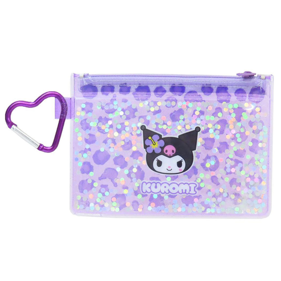 シネマコレクション cinemacollection クロミ ミニポーチ キラキラポーチ Y2K サンリオ ティーズファクトリー 小物入れ キャラクター グッズ パープル