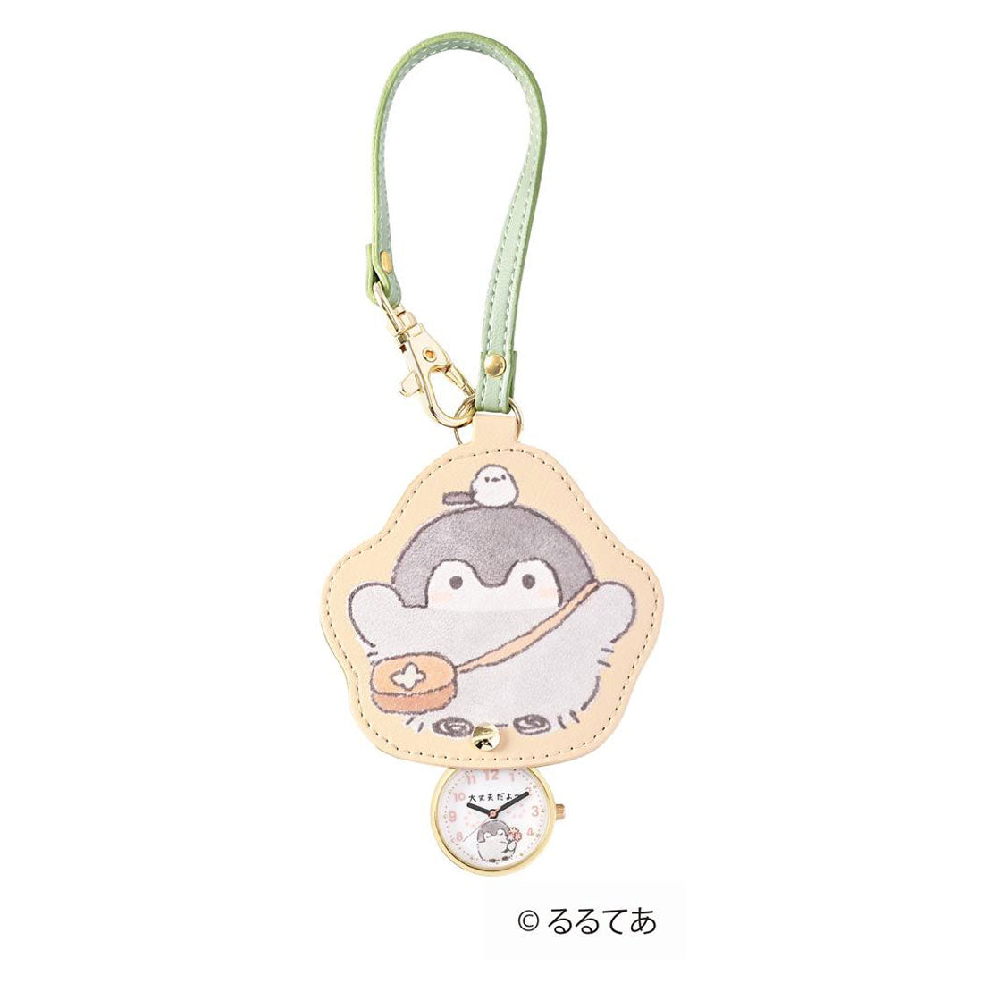シネマコレクション cinemacollection コウペンちゃん キーホルダー時計 ダイカットKC OR LINE FRIENDS フィールドワーク プレゼント キャラクター グッズ オレンジ