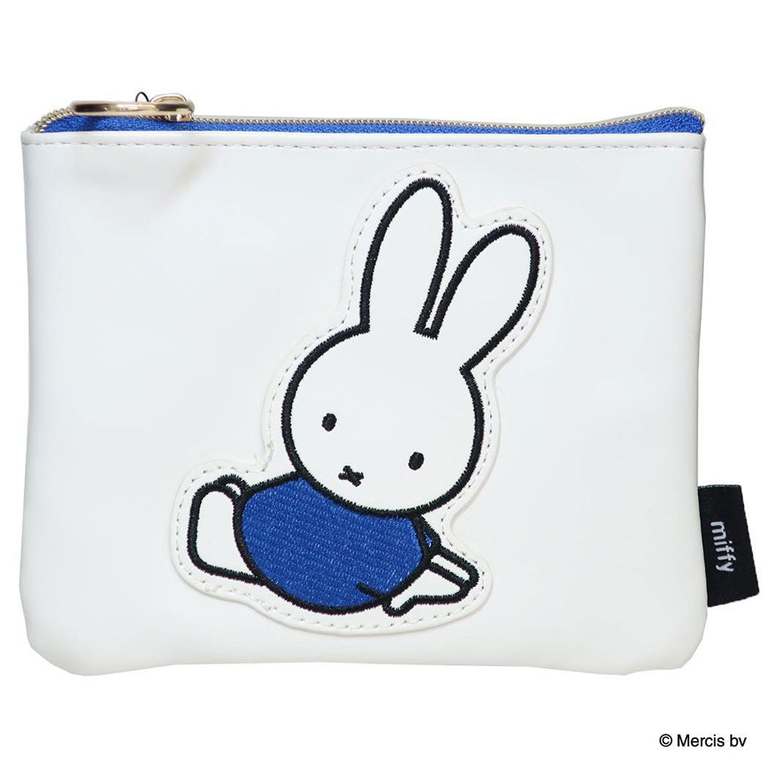 シネマコレクション cinemacollection ミッフィー 平ポーチ MIFFY PATCH ミニフラットポーチ ブルーナブルー ディックブルーナ エフエービージャパン 小物入れ 絵本キャラクター グッズ 他
