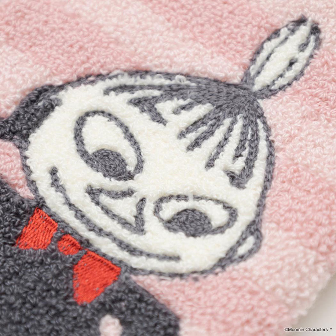 シネマコレクション cinemacollection ムーミン コスメポーチ MOOMIN サガラ刺繍フラットポーチ リトルミイ ピンク 北欧 エフエービージャパン 小物入れ かわいい キャラクター グッズ 他