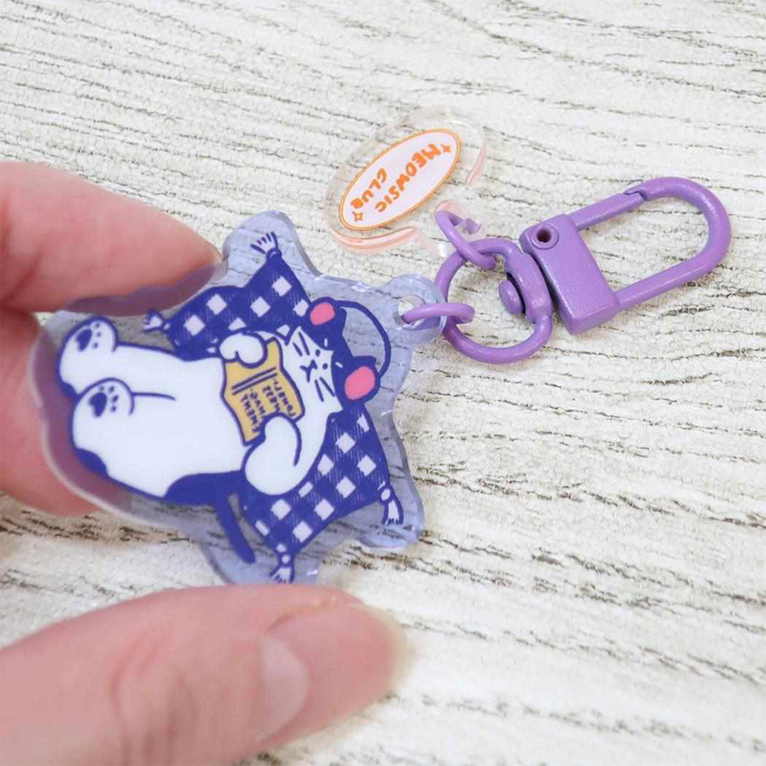 シネマコレクション cinemacollection 黒白小姐 キーホルダー アクリルキーリング クリエイターズサーカス ねこ フロンティア プレゼント アクキー CREATORS CIRCUS グッズ 他