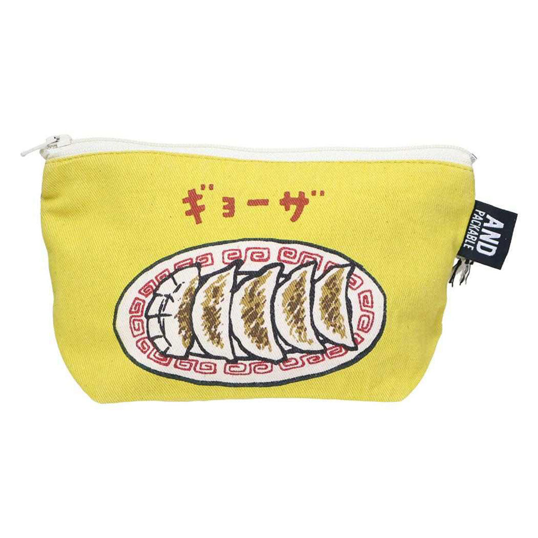 シネマコレクション cinemacollection AND PACKABLE コスメポーチ ポーチ ZPO ギョーザ オヤジ YE テクノプライム 小物入れ かわいい グッズ イエロー