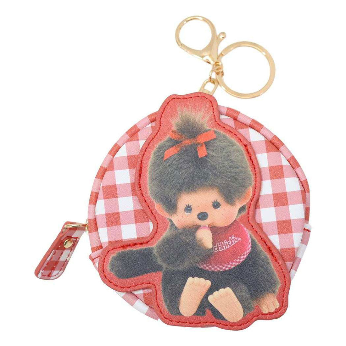 シネマコレクション cinemacollection モンチッチ ミニポーチ ダイカットコインケース モンチッチちゃん アルディ 小物入れ キャラクター グッズ レッド
