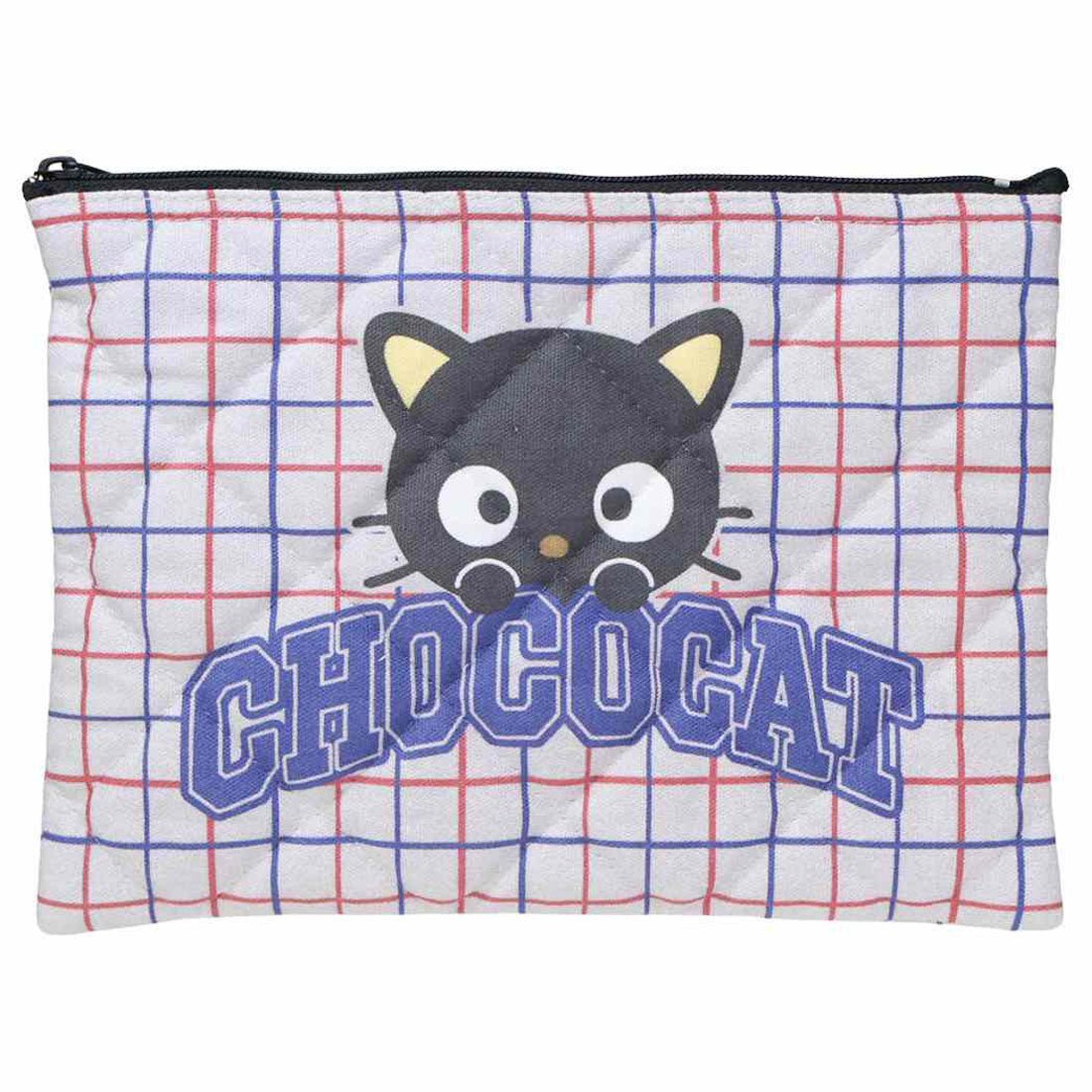 シネマコレクション cinemacollection チョコキャット コスメポーチ キルティングポーチ カレッジロゴ サンリオ ワタナベ 小物入れ 化粧ポーチ キャラクター グッズ 他