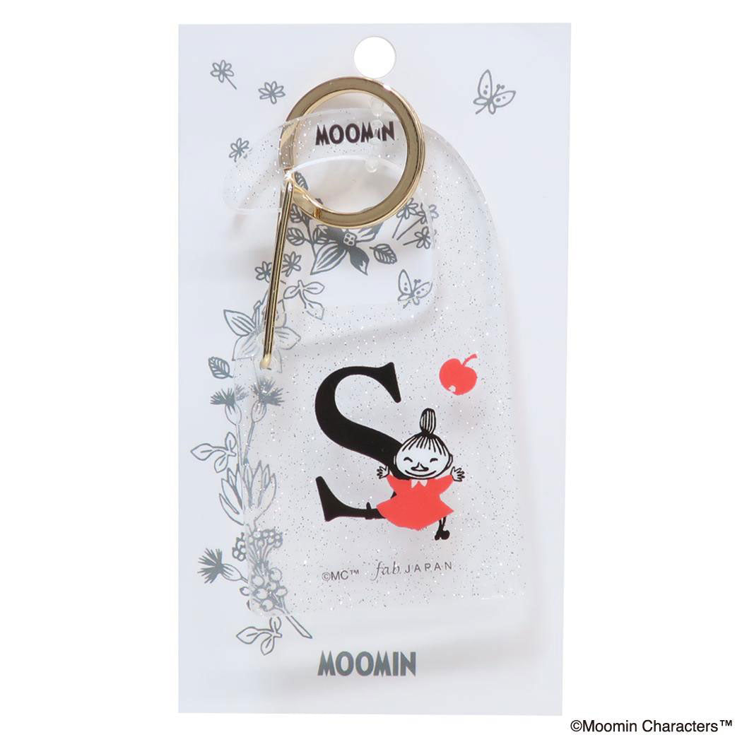シネマコレクション cinemacollection ムーミン キーリング イニシャルカラビナチャーム リトルミイ S 北欧 エフエービージャパン MOOMIN INITIAL チャーム キャラクター グッズ 他