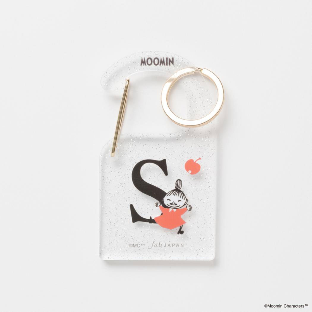 シネマコレクション cinemacollection ムーミン キーリング イニシャルカラビナチャーム リトルミイ S 北欧 エフエービージャパン MOOMIN INITIAL チャーム キャラクター グッズ 他