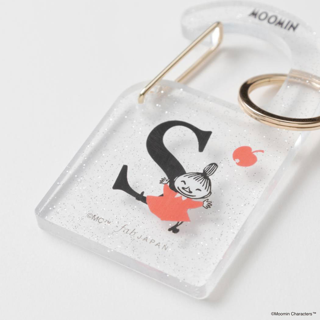 シネマコレクション cinemacollection ムーミン キーリング イニシャルカラビナチャーム リトルミイ S 北欧 エフエービージャパン MOOMIN INITIAL チャーム キャラクター グッズ 他