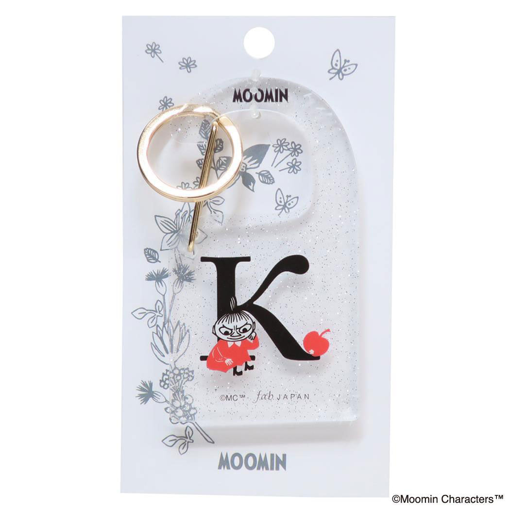 シネマコレクション cinemacollection ムーミン キーリング イニシャルカラビナチャーム リトルミイ K 北欧 エフエービージャパン MOOMIN INITIAL チャーム キャラクター グッズ 他