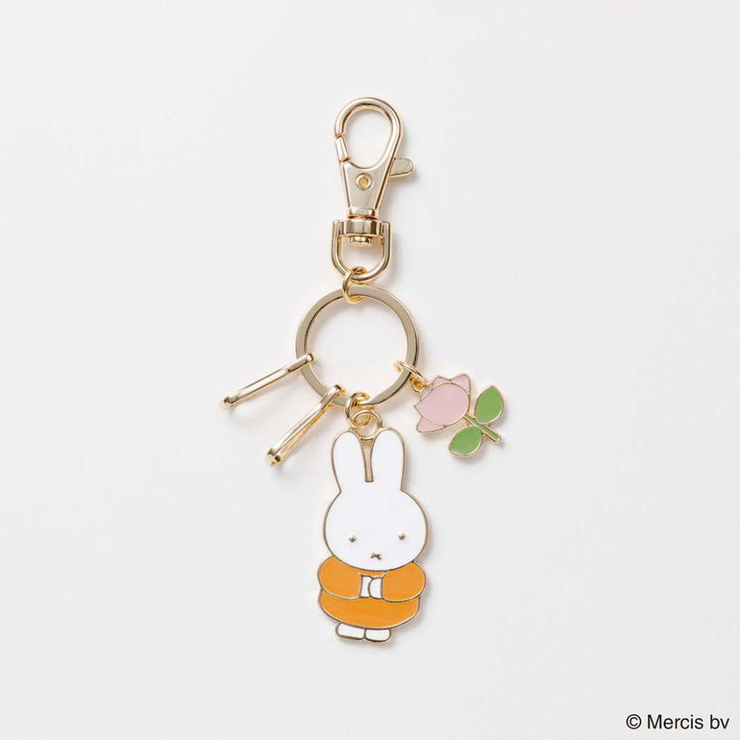 シネマコレクション cinemacollection ミッフィー キーリング 合金 チャーム MIFFY REFRESHING フラワー ディックブルーナ エフエービージャパン バッグチャーム プレゼント 絵本キャラクター グッズ 他