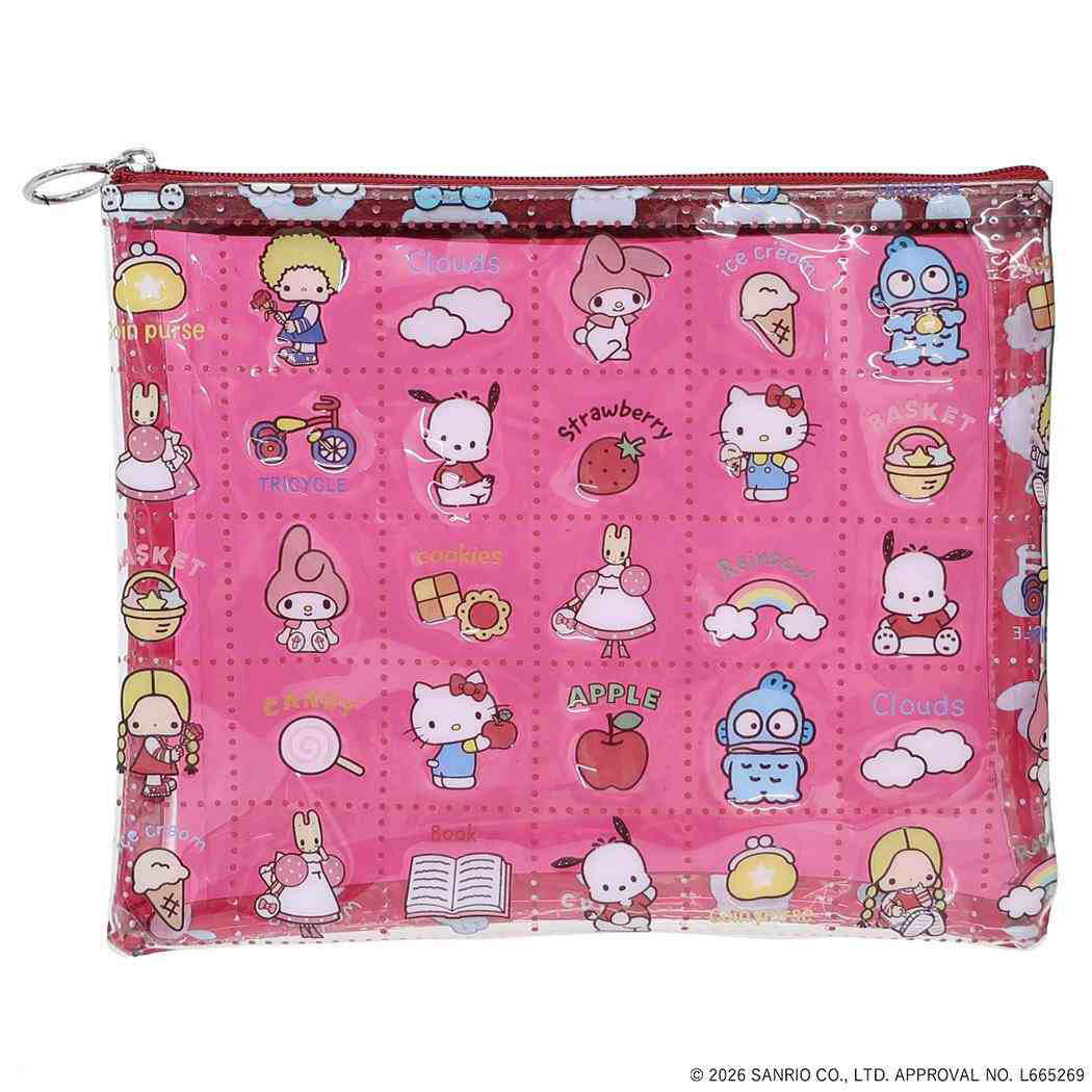 シネマコレクション cinemacollection サンリオキャラクターズ コスメポーチ PVC ポーチ MIX カラー Sanrio エフエービージャパン SANRIO CHARACTERS BASIC 小物入れ かわいい キャラクター グッズ 他