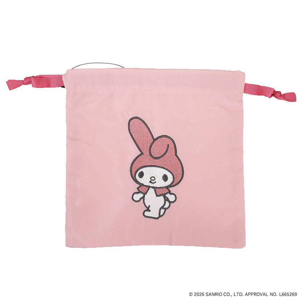 シネマコレクション cinemacollection マイメロディ 巾着袋 きんちゃくポーチ SANRIO CHARACTERS BASIC サンリオ エフエービージャパン 小物入れ かわいい キャラクター グッズ 他