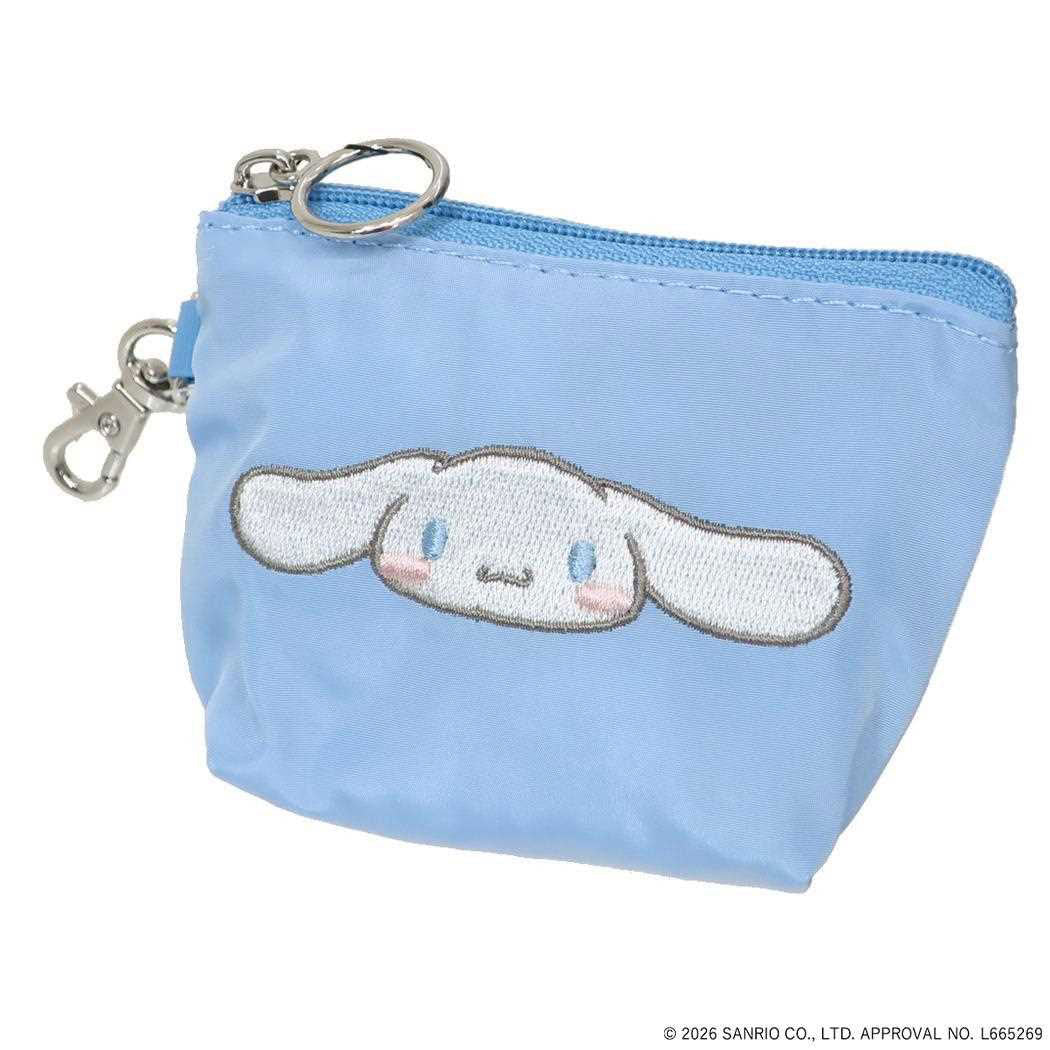 シネマコレクション cinemacollection シナモロール ミニポーチ マイクロ台形ポーチ SANRIO CHARACTERS BASIC サンリオ エフエービージャパン 小物入れ かわいい キャラクター グッズ 他