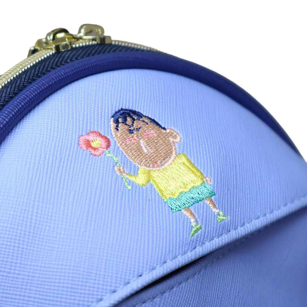 シネマコレクション cinemacollection クレヨンしんちゃん コスメポーチ シェルポーチ フラワー ブルー スモールプラネット 小物入れ アニメキャラクター グッズ 他