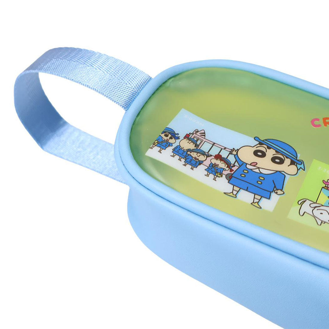 シネマコレクション cinemacollection クレヨンしんちゃん ペンケース ハンドル付きマットクリアポーチ しんちゃんの一日  ペンポーチ 小物入れ 新学期準備文具 アニメキャラクター グッズ 他
