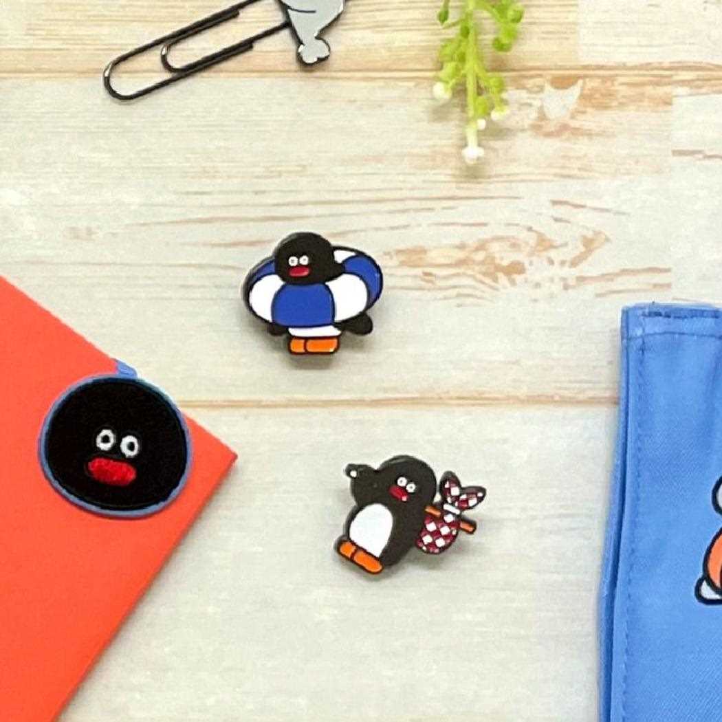 Cinema Collection cinemacollection PINGU x Seiji Matsumoto Pin Badge Pins Travel Pingu Aiup Present Cute Goods