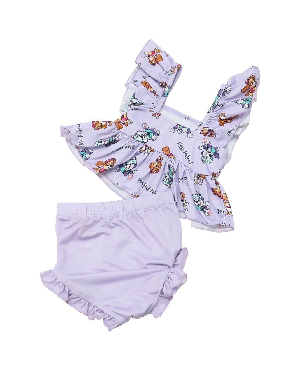 シネマコレクション cinemacollection パウパトロール 水着 女児セパレート水着 ラベンダー カイタックファミリー キッズ 子ども ジュニア プール 海 アニメキャラクター グッズ  （120cm） 120cm
