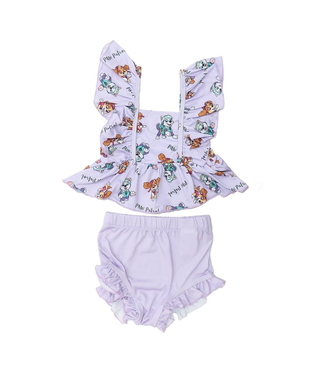 シネマコレクション cinemacollection パウパトロール 水着 女児セパレート水着 ラベンダー カイタックファミリー キッズ 子ども ジュニア プール 海 アニメキャラクター グッズ  （100cm） 100cm