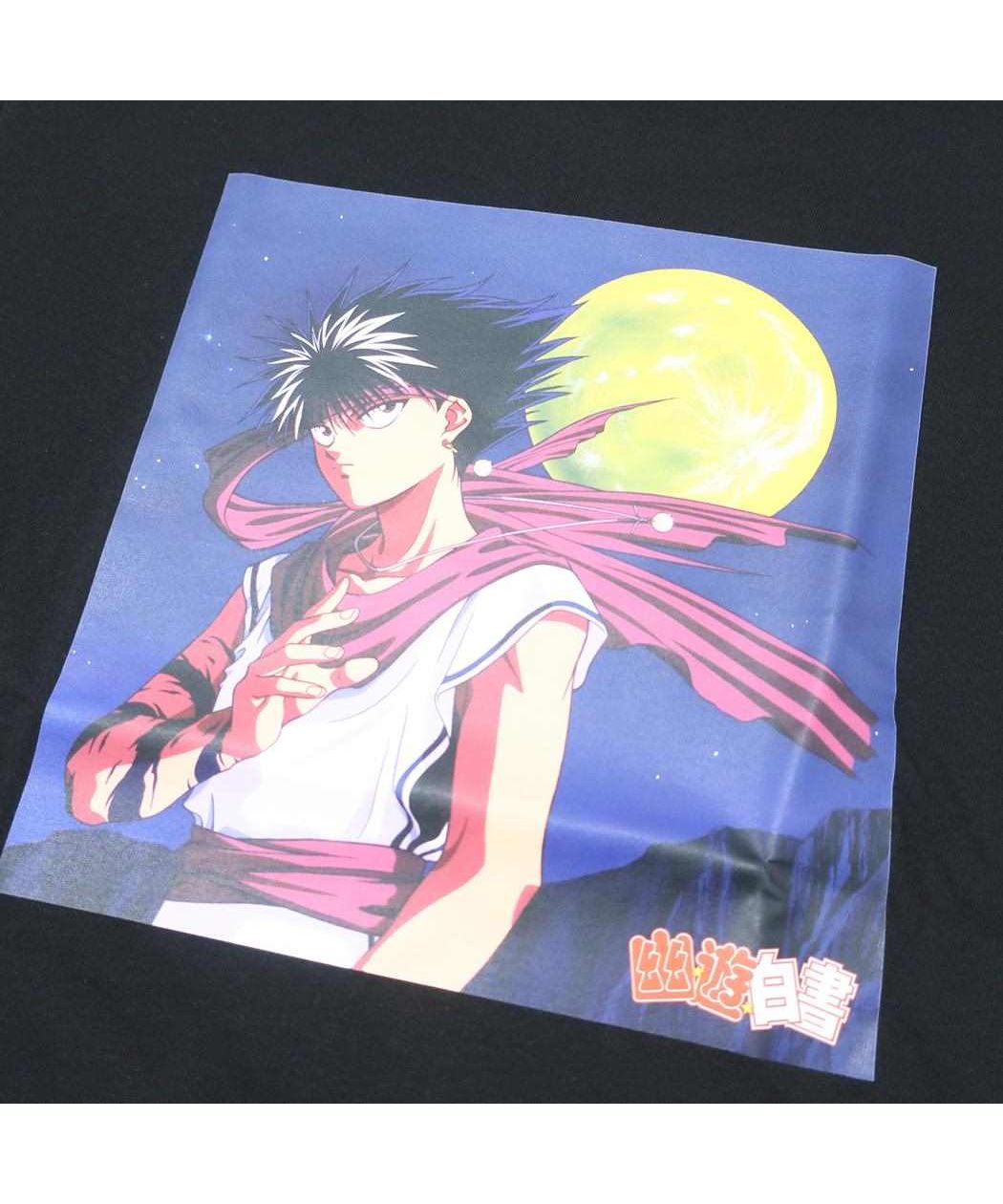Cinema Collection cinemacollection Yu Yu Hakusho T-shirt T-SHIRTS Hiei BK Size L Size XL Shonen Jump Small Planet Short Sleeve Anime Character Goods
