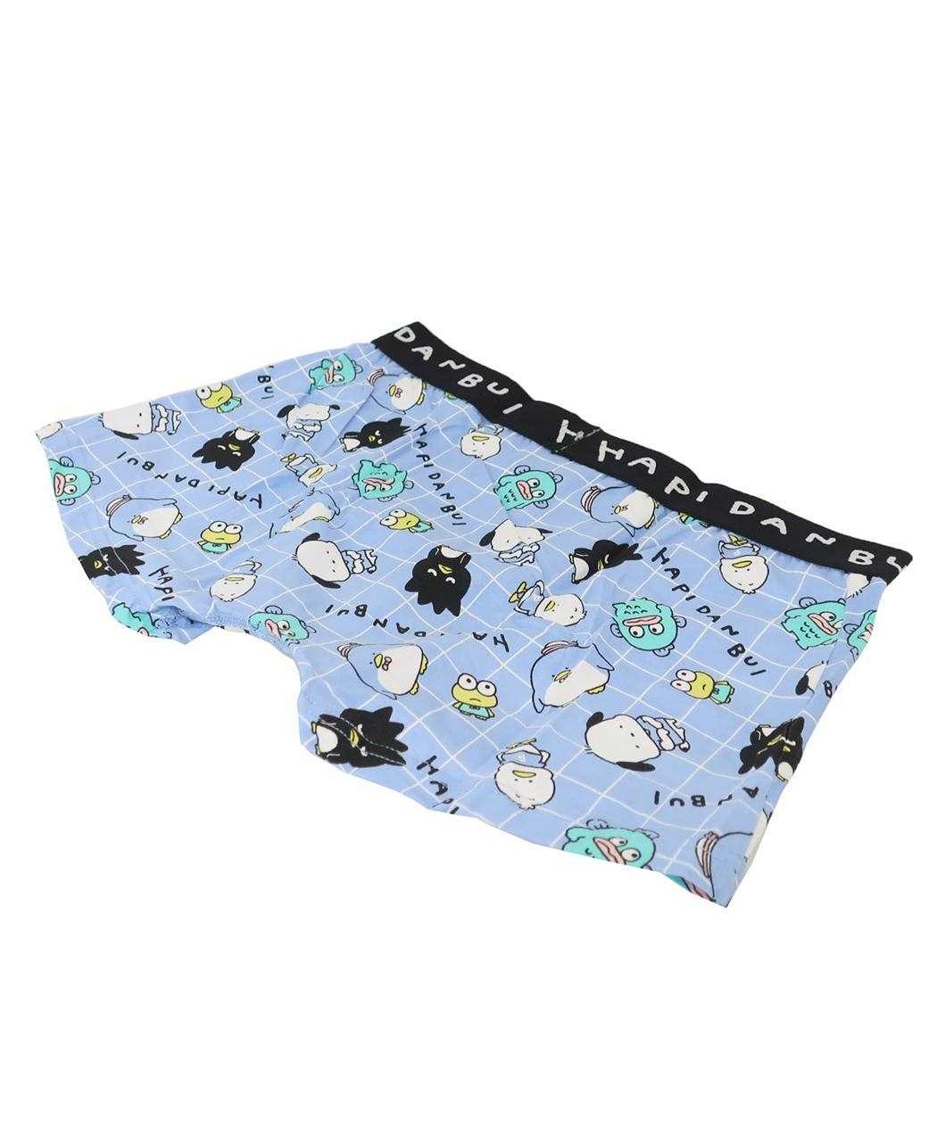 Cinema Collection cinemacollection Nishimura Yuji x Hapidanbui Men's Underwear Boxer Briefs Check Small Planet Gift Goods Men's Inner Character Merchandise 【Non-returnable item】