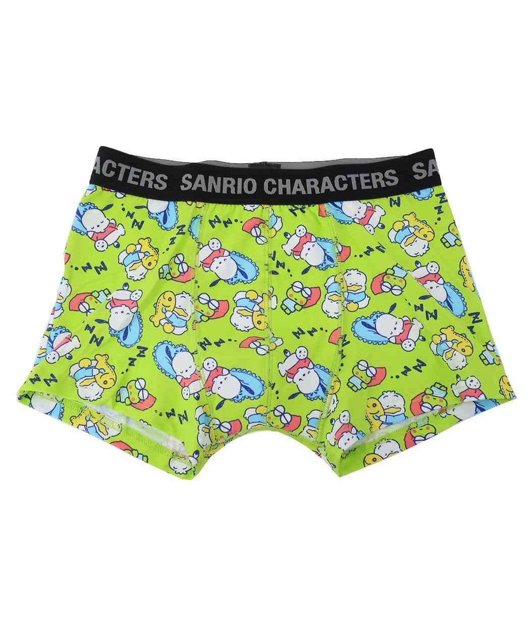 シネマコレクション cinemacollection はぴだんぶい[男性用下着]ボクサーブリーフ おひるねGR サンリオ【返品不可商品】 （Mサイズ） Mサイズ