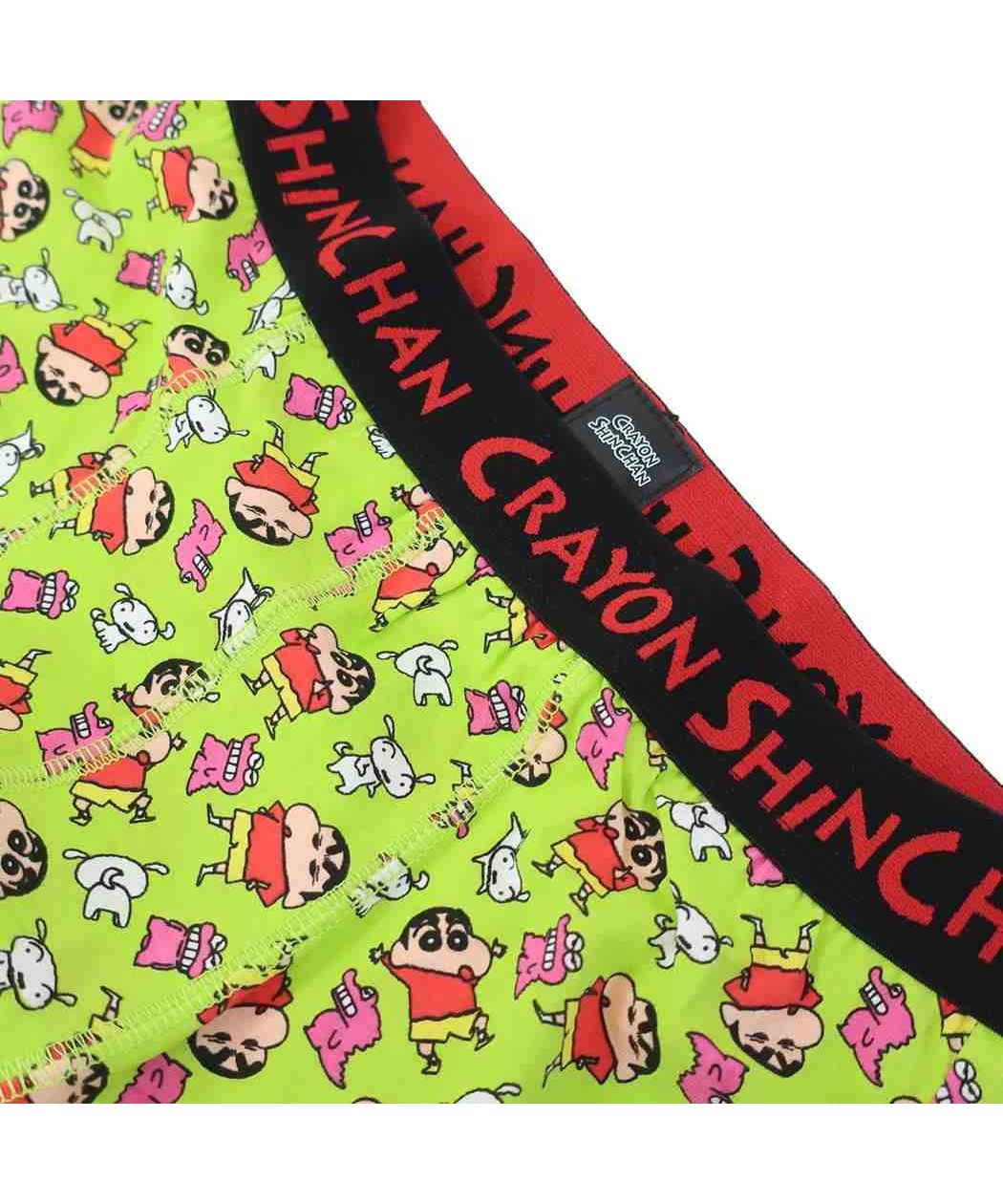 シネマコレクション cinemacollection クレヨンしんちゃん[男性用下着]ボクサーブリーフ ちらし GR 【返品不可商品】 （Lサイズ） Lサイズ