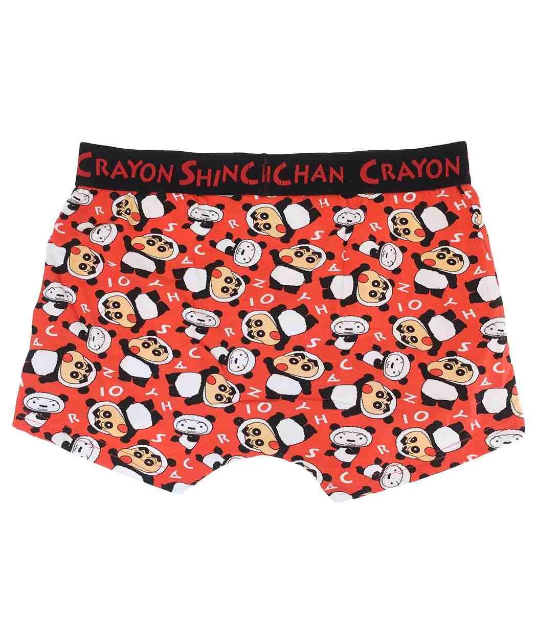 シネマコレクション cinemacollection クレヨンしんちゃん[男性用下着]ボクサーブリーフ パンダ RD 【返品不可商品】