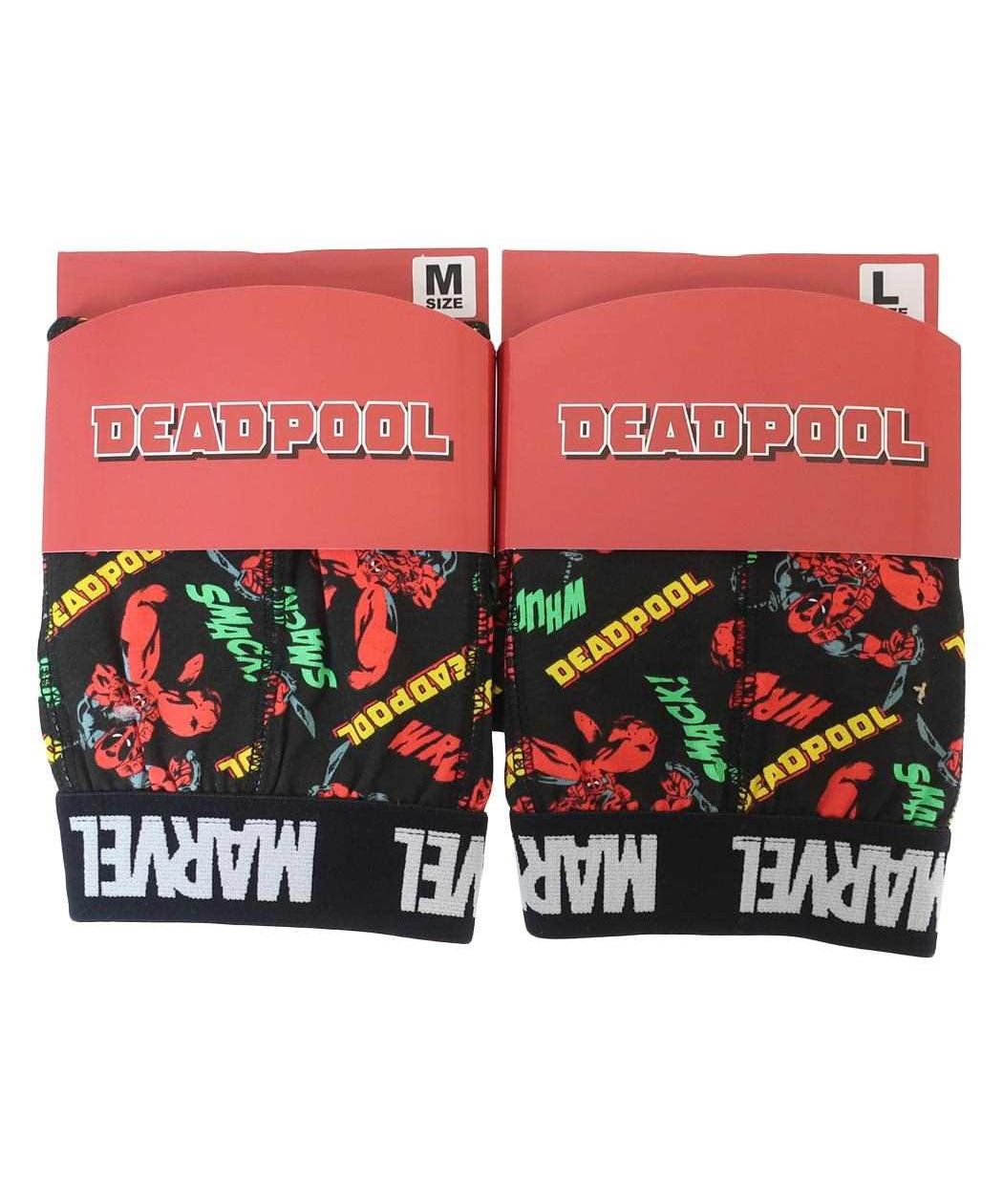 シネマコレクション cinemacollection デッドプール[男性用下着]ボクサーブリーフ ロゴ MARVEL【返品不可商品】