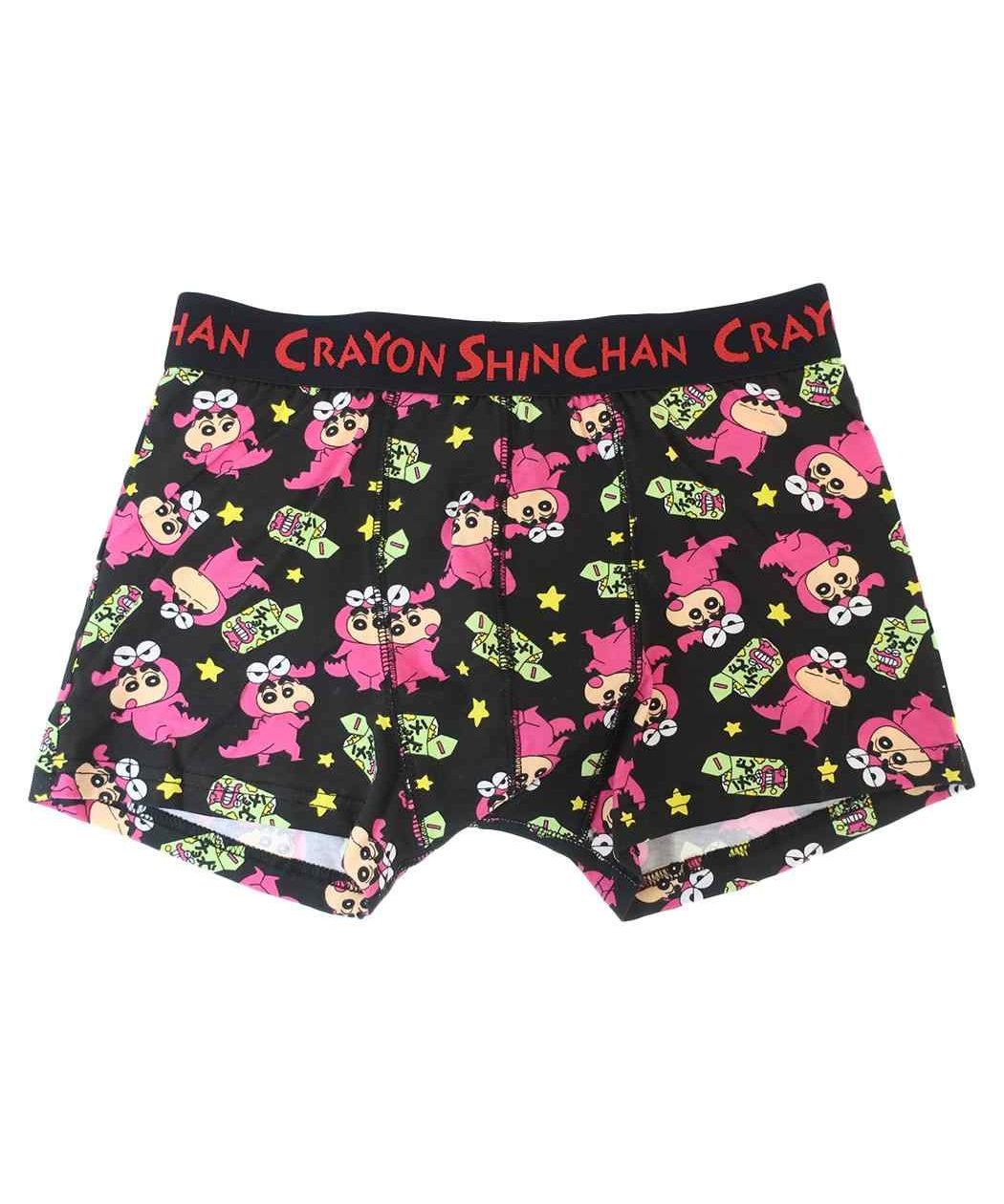 シネマコレクション cinemacollection クレヨンしんちゃん[男性用下着]ボクサーブリーフ チョコビ BK 【返品不可商品】