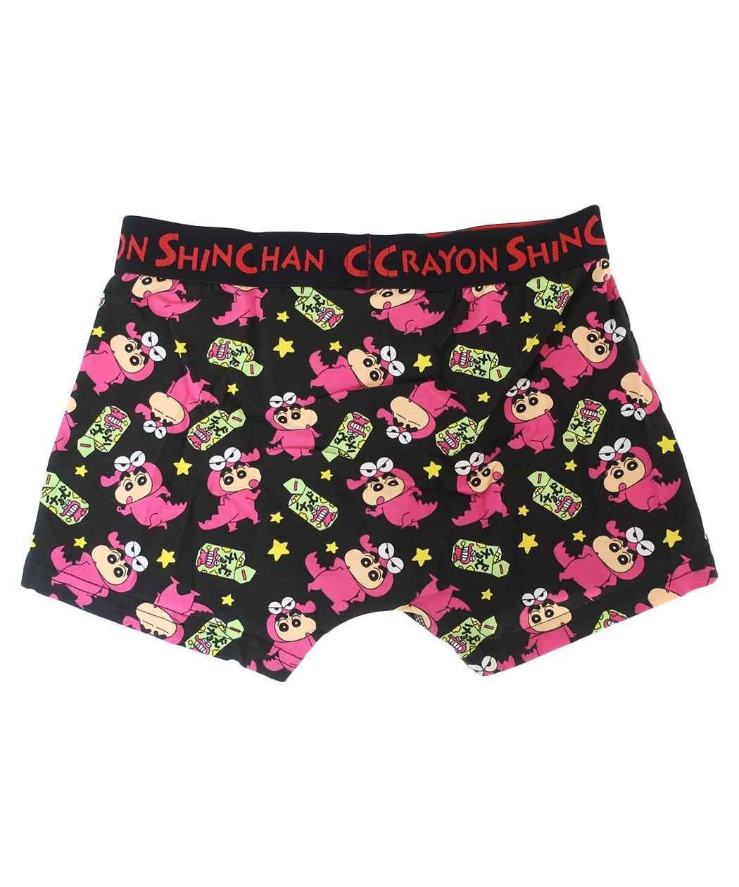 シネマコレクション cinemacollection クレヨンしんちゃん[男性用下着]ボクサーブリーフ チョコビ BK 【返品不可商品】