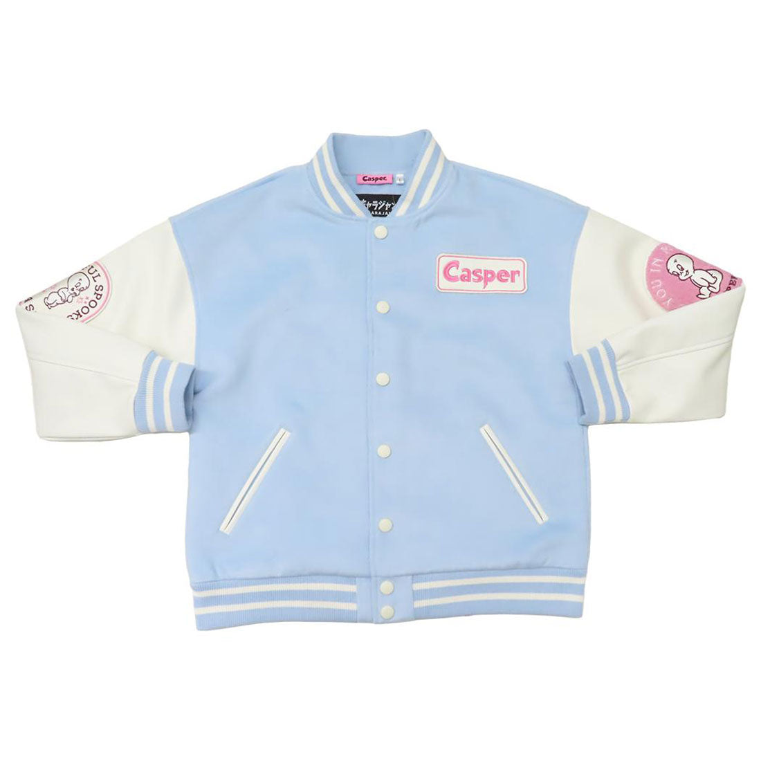 シネマコレクション cinemacollection キャスパー アウター レディース スタジャン ラブリーゴースト L 丸眞 プレゼント スカジャン オーバーサイズ キャラクター グッズ ブルー