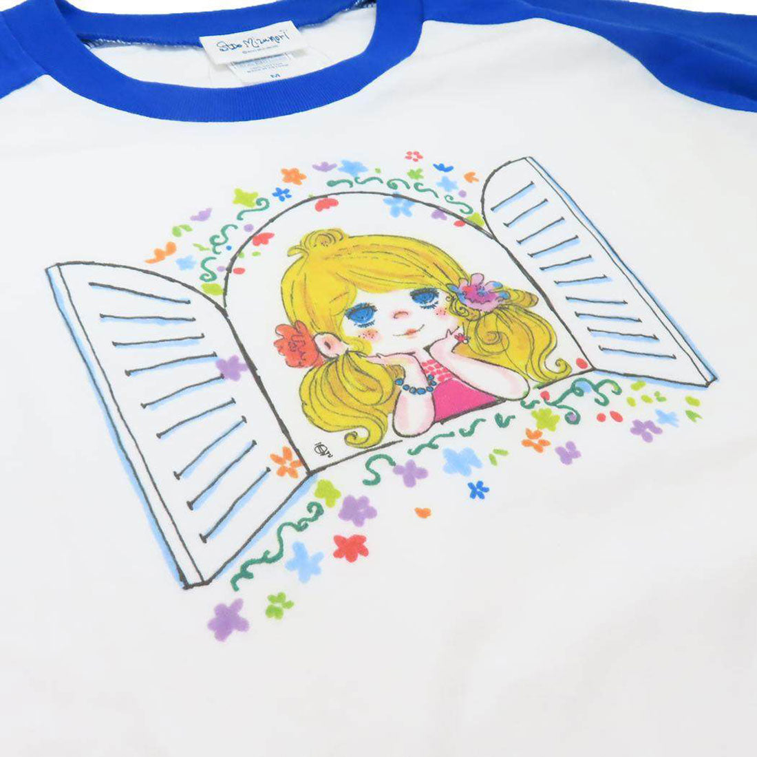 シネマコレクション cinemacollection 水森亜土 T-SHIRTS ラグランスリーブTシャツ 七分袖 マド ワタナベ ファッション キャラクター グッズ 他