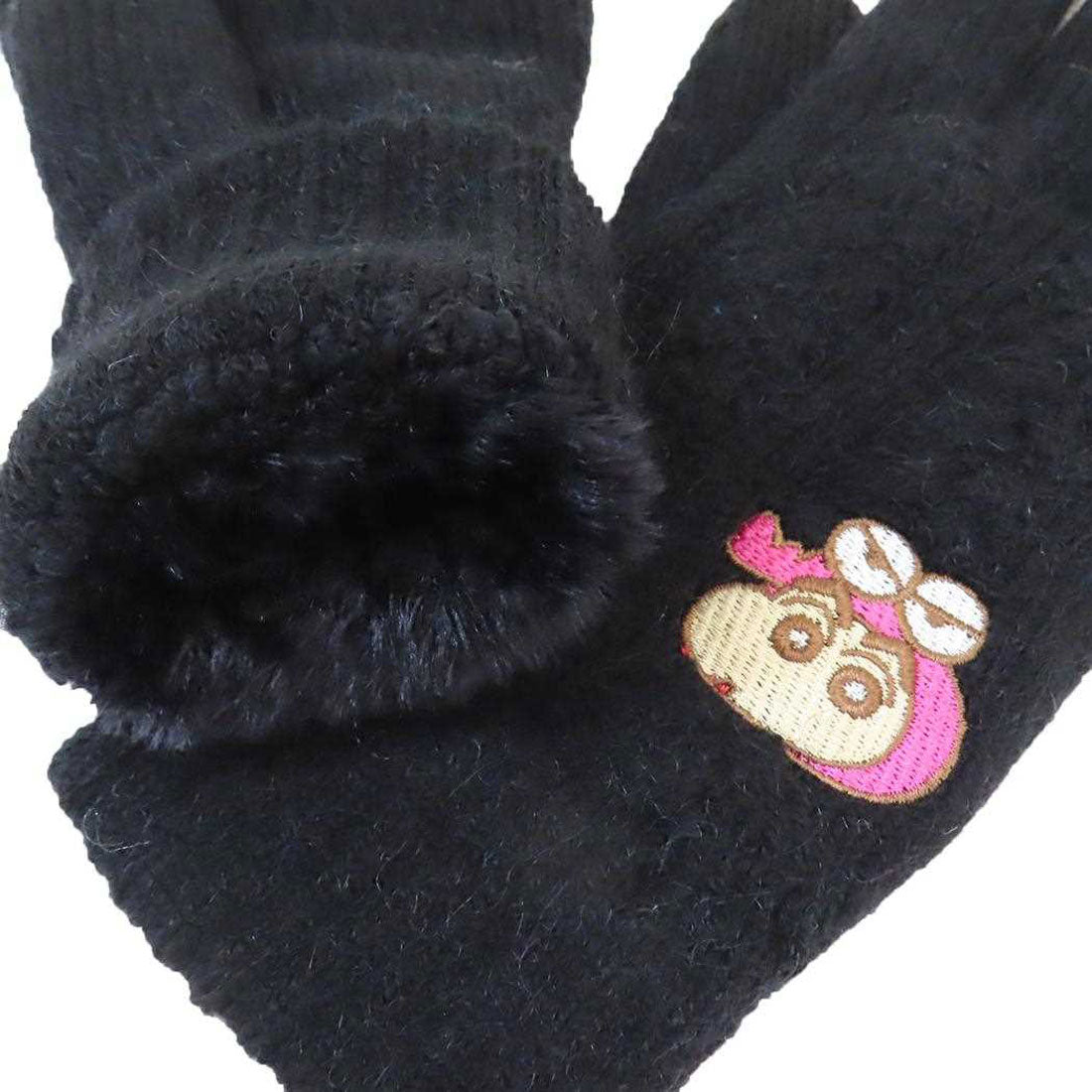シネマコレクション cinemacollection クレヨンしんちゃん 手袋 ワンポイント刺繍スマホ対応ケーブル手袋 しんのすけワニ山さん スモールプラネット 防寒用品 あったかグッズ アニメキャラクター グッズ 他