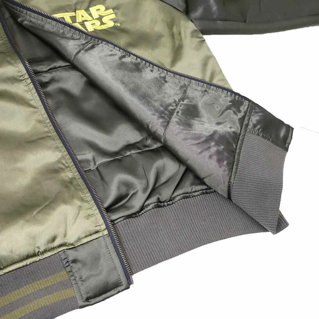 シネマコレクション cinemacollection スターウォーズ アウター スカジャン L ジャバ ザ ハット STAR WARS 丸眞 メンズ レディース ユニセックス オーバーサイズ キャラジャン キャラクター グッズ カーキ